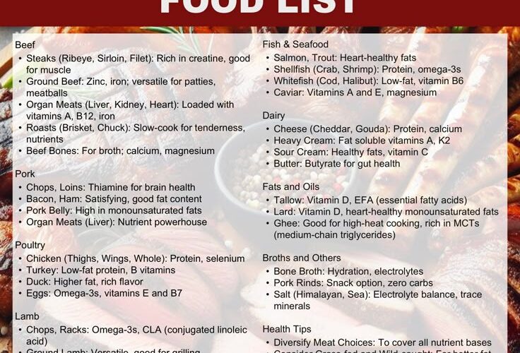 Effective Ways to Optimize Your Carnivore Diet: Must-Have Food List for 2025