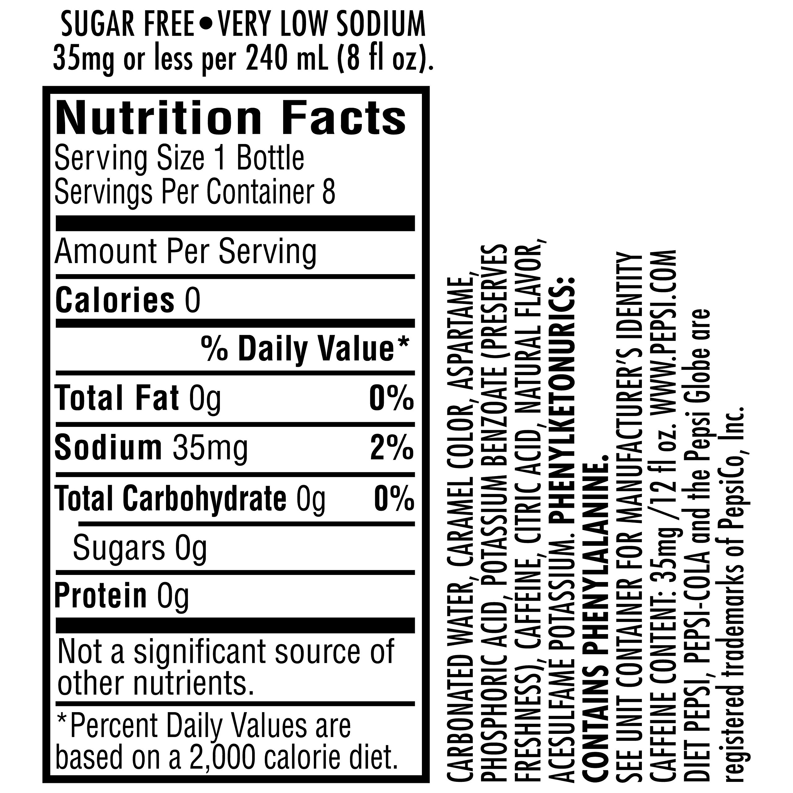 Diet Pepsi Ingredients